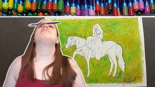 Experimenting with Derwent Inktense Pencils - Out of Focus Background