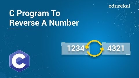 Reverse number in C programming (Tamil)