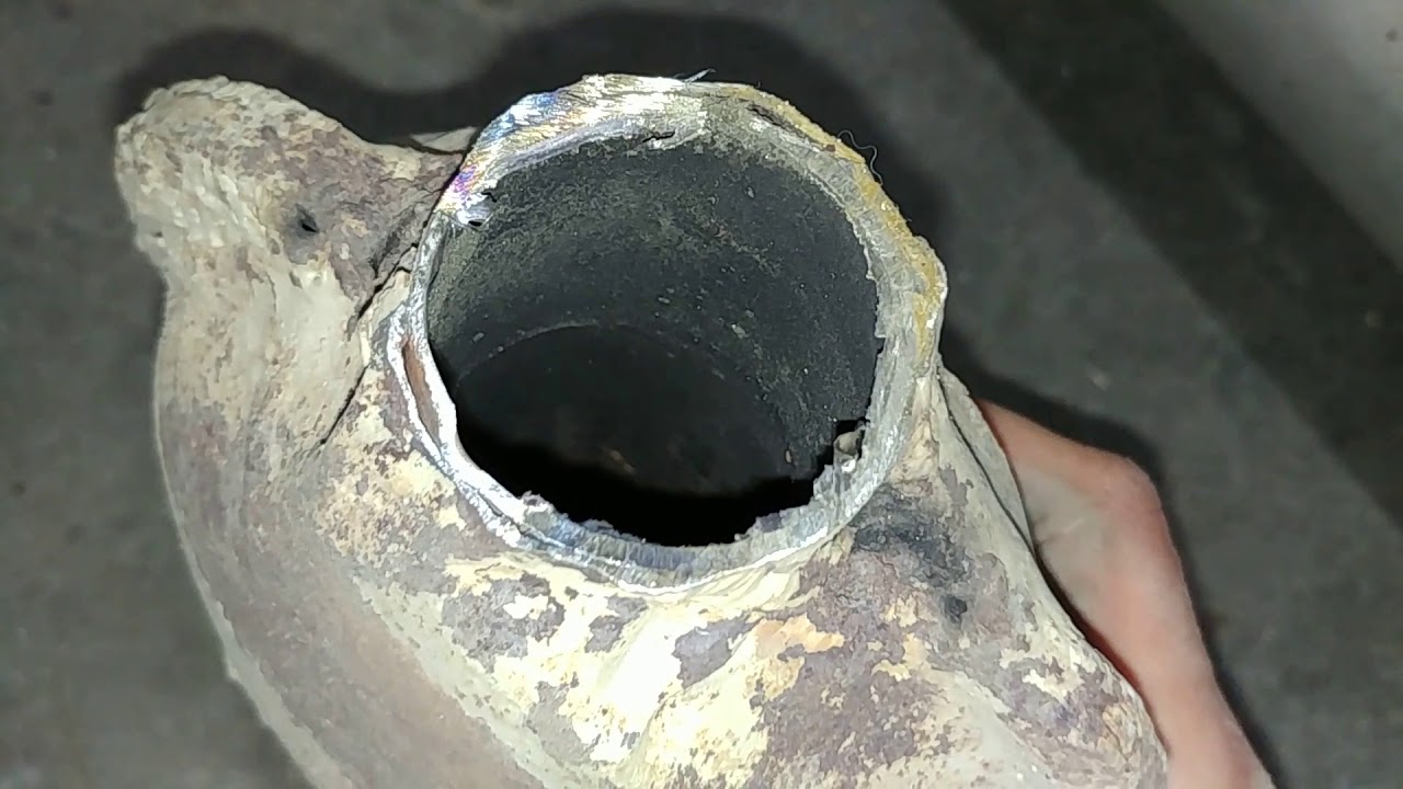 Прямоток из глушителя bosal для москвич 2141,вырезаю потроха. - YouTube