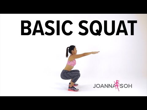 How to do Basic Squat | Joanna Soh