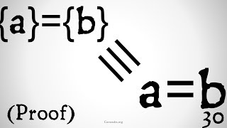 Famous Curly Bracket Drop Theorem (Proof) Axiomatic Set Theory Wealth
