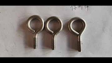 steel eye hook bending and threading machine