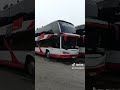 DUA BUS DOUBLE DACKER MTRANS PARKIR TJ PRIOK #mtrans #busmania #shorts #fyp #pramugari