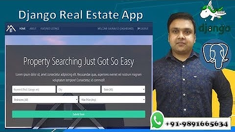 Django Real Estate App Using Multiple Users & Databases