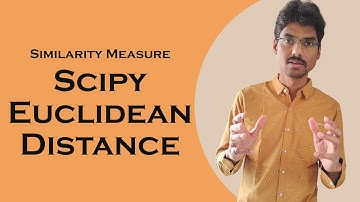 Scipy Euclidean Distance in Python | Text Similarity Measure