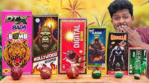 இப்படி கூட அணு💣குண்டு இருக்கா!💥 Different Types Crackers Testing🧨 