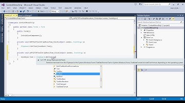 C# Contextmenustrip Kullanımı