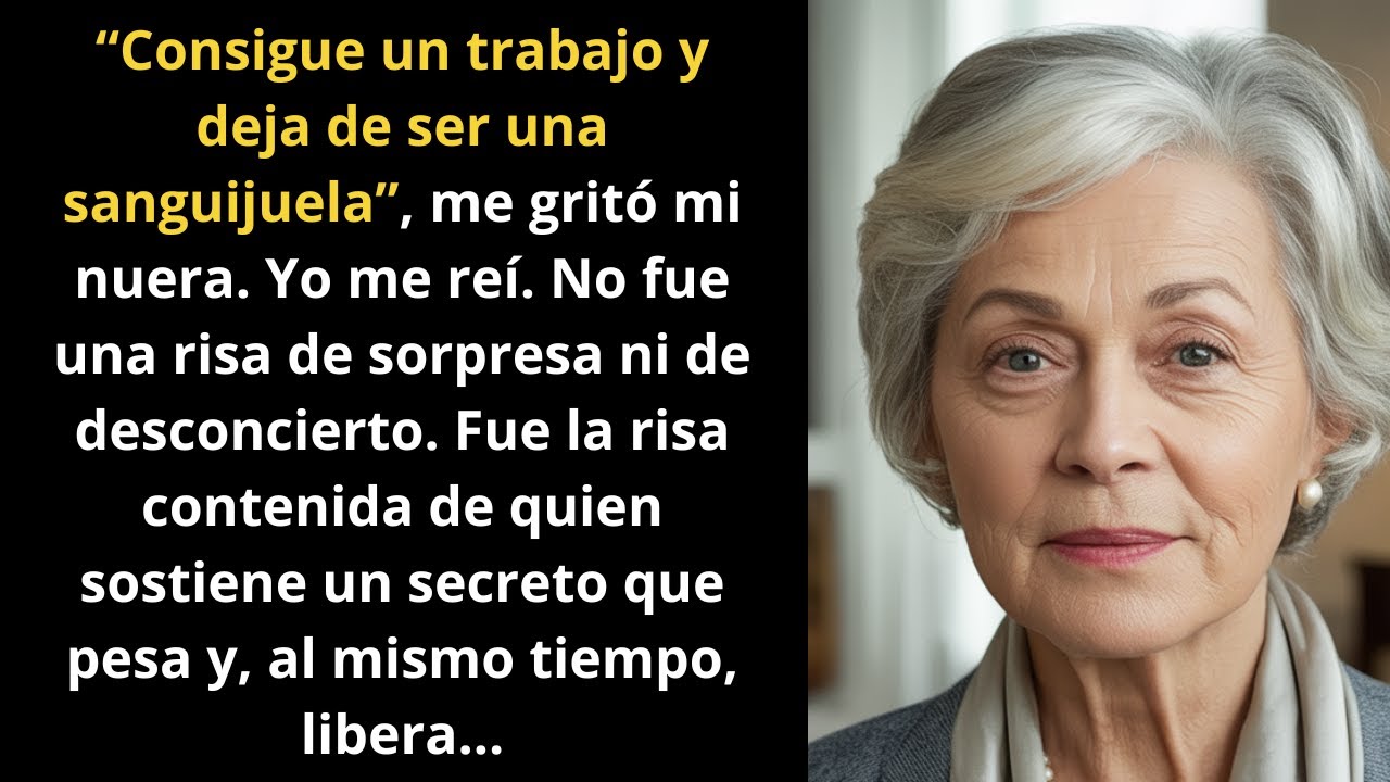 “Consigue un trabajo y deja de ser una sanguijuela”, gritó mi nuera… Yo me reí
