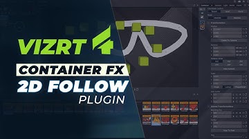 Vizrt 4 Container FX 2D Follow plugin