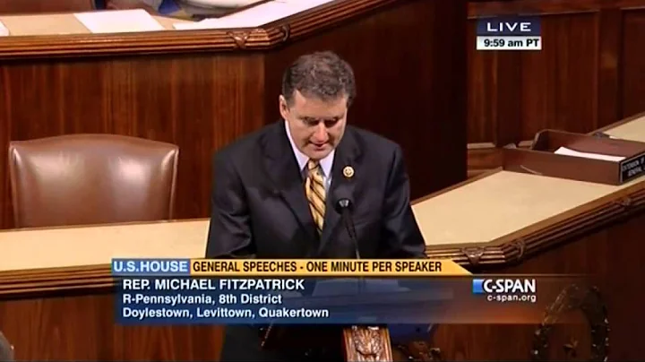 Rep. Fitzpatrick Recognizes Capt. Glenn M. Sulmasy