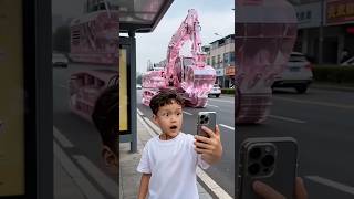 Unique Diamond Truck! 💖🚜😂#Catsoftiktok #CatLovers #cat #cute #FunnyCats #catcartoon #fyp