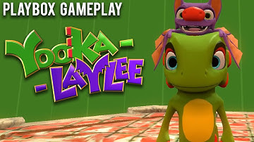 Yooka Laylee Playbox Gameplay - Part 1 - 100 Quills
