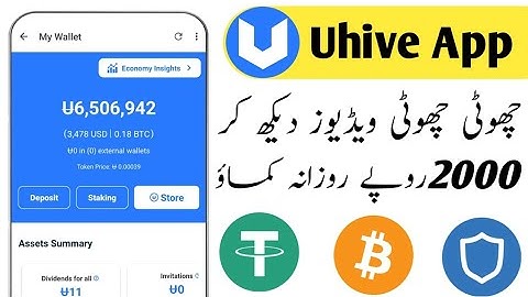 Earn Money From Uhive App | Watch Short Videos And Earn Real Money
