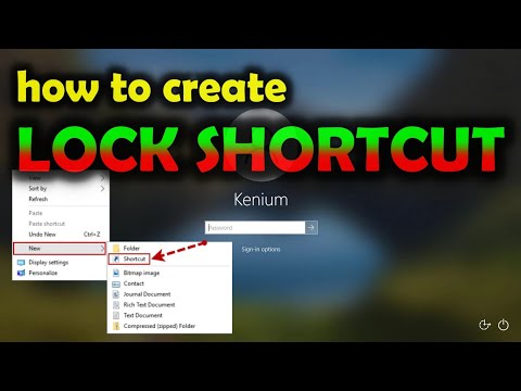 How to Create Lock Shortcut in Windows 10 #LockShortcut #Shortcut hqdefault