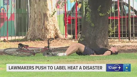 Lawmakers are calling for extreme heat to be recognized as a disaster