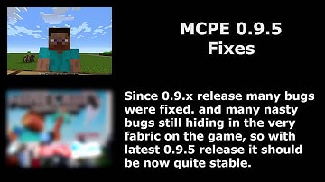 Minecraft Pocket Edition News | MCPE 0.9.5| 0.9.5b | 0.9.5.2 | Update | August 03 2014