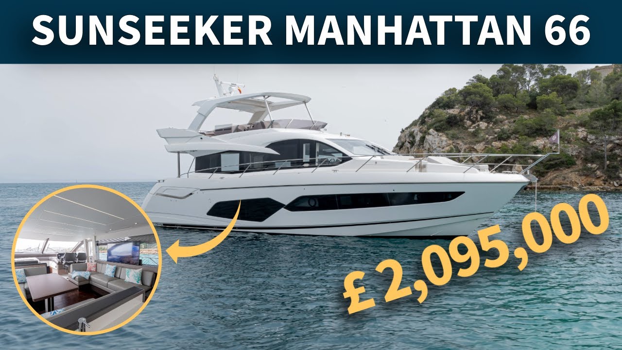 Sunseeker Manhattan 66 "IVY SEAS" |  A Sporty Flybridge Yacht With Plenty Of Space
