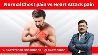 Normal Chest pain vs Heart Attack pain