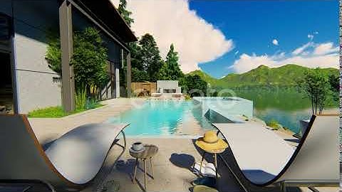 Swimming Pool At Villa 2k | Motion Graphics - Envato elements