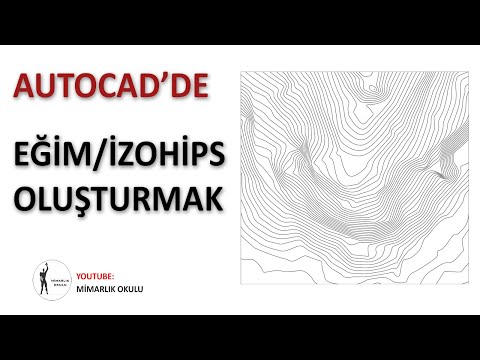 Video: AutoCAD'de bir çizginin eğimi nasıl bulunur?