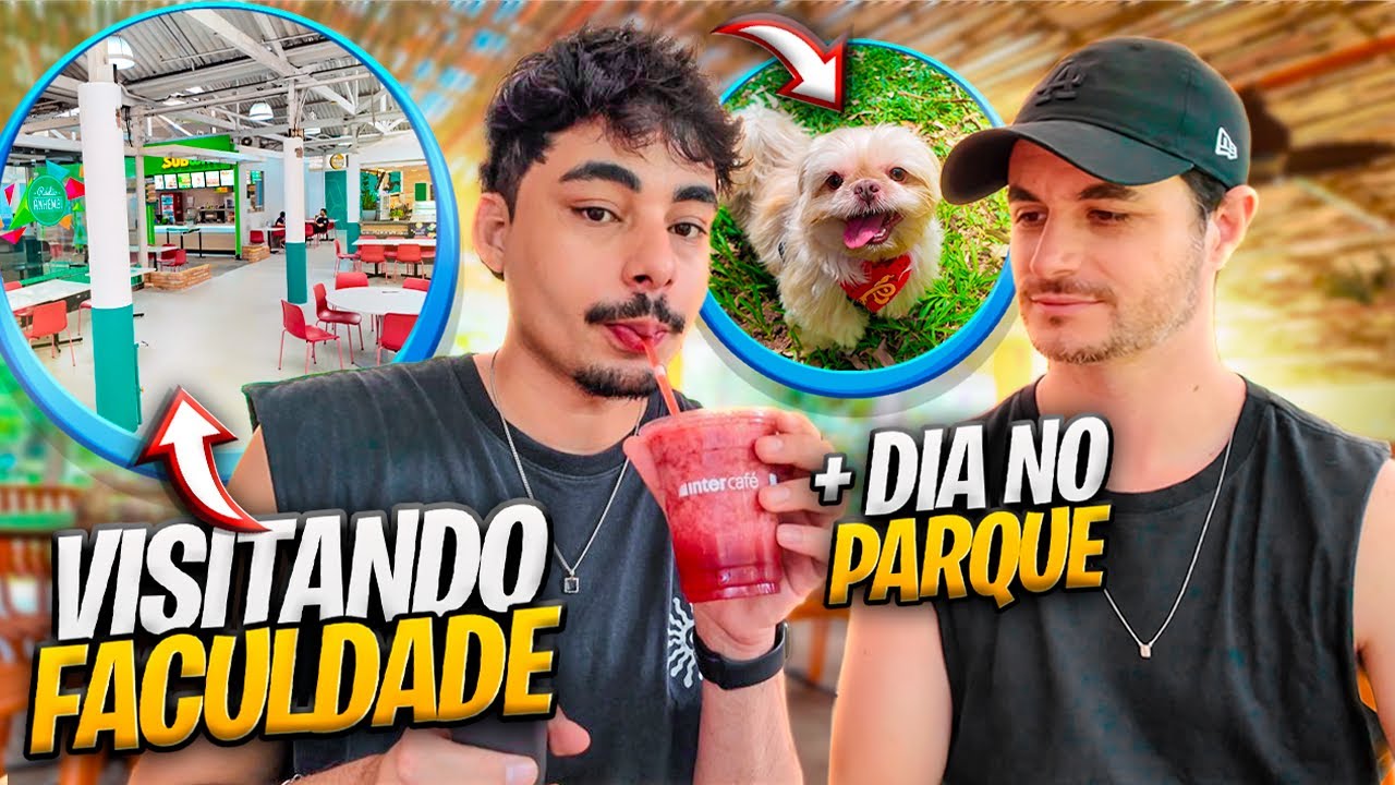 Fui conhecer minha possível faculdade (estou nervoso) + parque com o Enzo | Bielzau