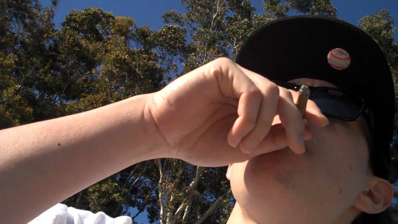 Kicking it in DownTown San Diego,Smoking a blunt MasterJ0nas