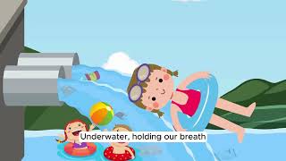 Swimming Song | Nursery Rhymes & Kids Songs | Swimming for the First Time | Baby Goes Swimming Song