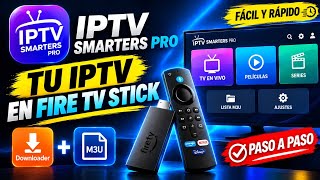 How to INSTALL IPTV Smarters Pro on Fire TV Stick and Load M3U Playlist 📺 | Downloader (2026) screenshot 1