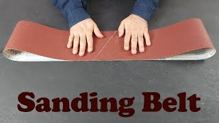 DIY: How to make Sanding Belt. Smooth and strong joint.