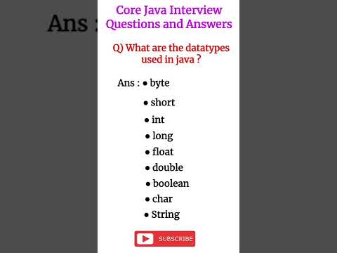 Video: Mikä on primitiivinen tietotyyppi Javassa?