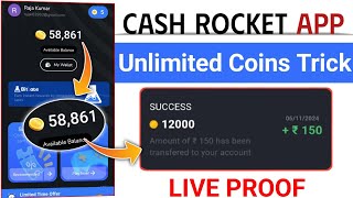 Cash Rocket App Free Redeem Code | How to Earn Coins from Cash Rocket App screenshot 5