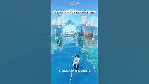 Trying to beat the World Record in Astro Bot Let It Slide speedrun