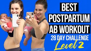 Daily Postpartum Ab Workout (28-Day Challenge) LEVEL 2