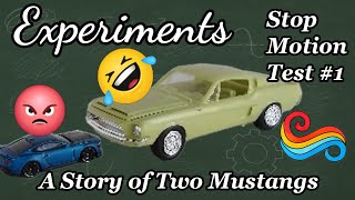 Experiments: Stop Motion Test #1 — A Story of Two Mustangs