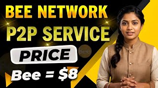 Boom 💥 Bee Network New Update ll Bee Coin P2P Service 🐝 ll 1Bee = $8 🤑🎉 #beenetwork #crypto  Wealth