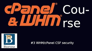 #3 WHM Cpanel security with CSF Firewall - #WHM #Cpanel Tutorial