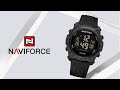 Latest design of 2024 jannaviforce watch nf7104 lcd digital movement