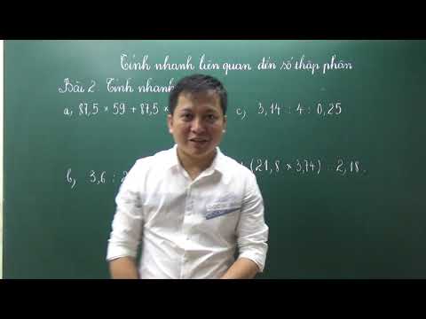 Video: 0,25 phần trăm là một số thập phân là gì?