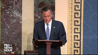 WATCH: Sen. Romney emotional in describing responsibility of judging Trump | Trump impeachment trial