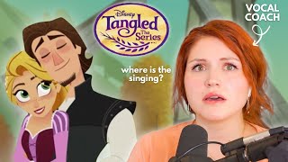 Vocal coach reacts to TANGLED THE SERIES