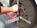 Zbieżność - prosty przyrząd,wheel alignment EK2, DIY