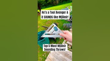 Top 5 Tool Avenger Throws that SOUND like Mjölnir! #shorts #thor #satisfying #marvel #tricks #tools