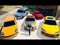 GTA 5 - Stealing Luxury SUV Cars with Franklin! | (GTA V Real Life Cars #81)