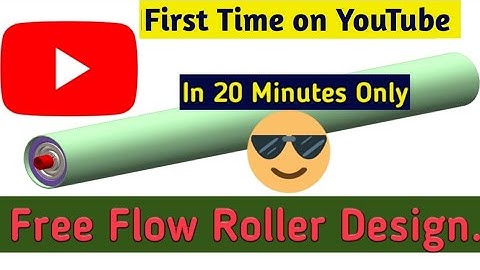 03 Free Flow Conveyor Roller Design | SolidWorks | Roller Conveyor