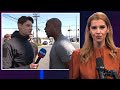 Deranged anti-ICE protester verbally abuses GB News reporter