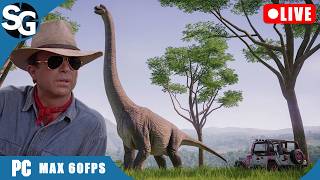 🔴 LIVE RIP Sam Neill 😭| Jurassic World Evolution: Return To Jurassic Park DLC Full Gameplay