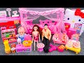 99 Minutes Satisfying with Unboxing Hello Kitty Princess House Furniture Play Set Review Toys | ASMR