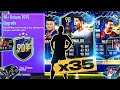 What do you get from 35 Guaranteed 90+ Ultimate TOTS Deluxe Packs?