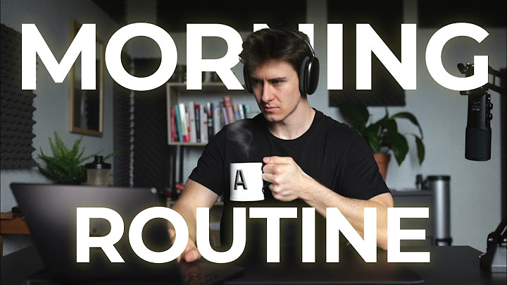 Ma morning routine extrême (en 5 étapes)