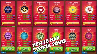 How To Unlock All EPIC Strikers | Carrom Pool All Strikers Power Max! All Strikers Unlocked | Akash screenshot 2